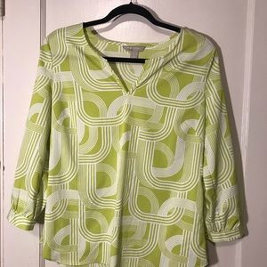 Geometric Banana Republic Blouse